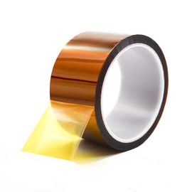 Heat Resistant Tape for Heat Press, Up to 572°C, Polyester Tape for Heat Transfer, Sublimation, Masking, 3D Printing Etc (40mm x 33m)