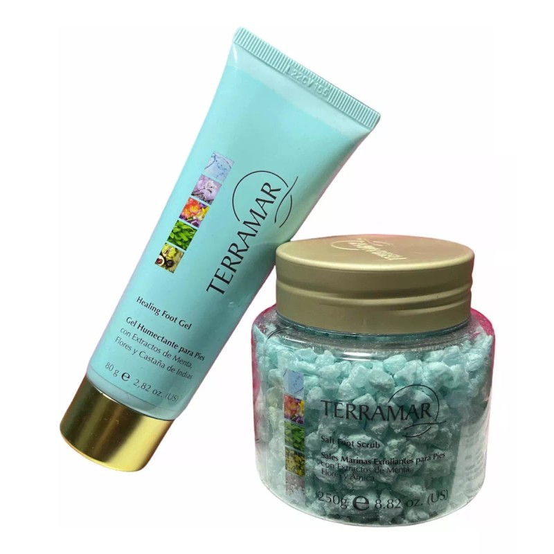 Terramar Set Spa Para Pies Terramar - Sales Marinas Exfoliante