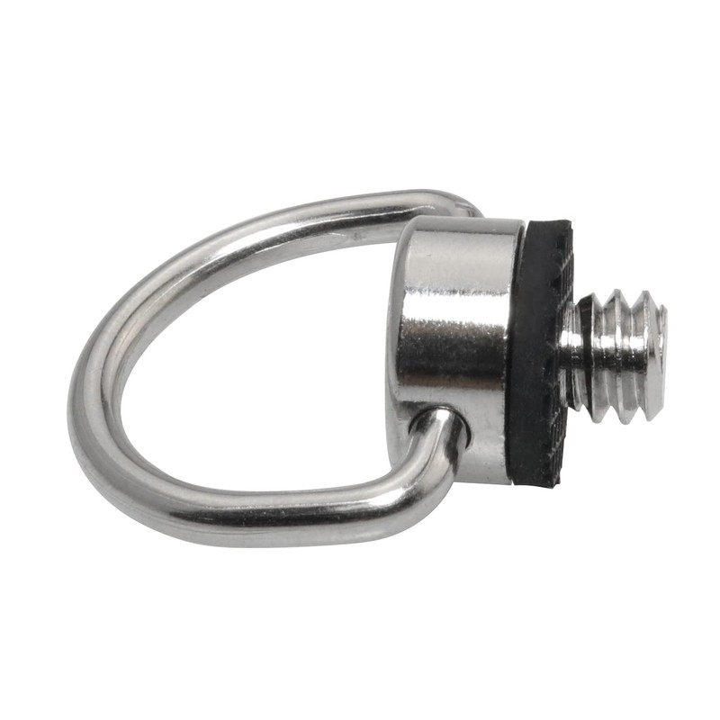 LRONG 2PCS 1/4 inch D Ring Screw Hinged Holder Camera