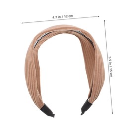 Healvian 2pcs Wide Nonslip Headband for Women Comfortable Fashion Hair Accessories Textured Design for Secure Fit for Daily Wear and Special Occasions