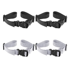 4-piece backpack shoulder strap buckle, pressure deposit and non-slip insertion buckle, elastic backpack chest strap, backpack accessories, suitable for hiking and travel.