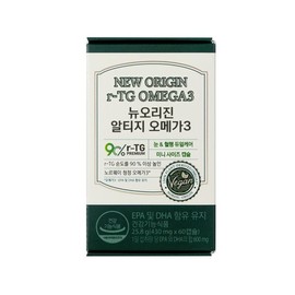 New Origin 뉴오리진  순도90% 초소형 rTG 알티지오메가3 (30일분) New Origin 90% Pure Ultra Small rTG Omega-3 (30 Days Supply)