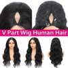 NZINZI V Part Wig Human Hair Body Wave Upgrade U