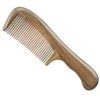 Baluue 2pcs Natural Sandalwood Hair Combs Set Portable Wide Tooth