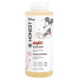 The Honest Company Foaming Bubble Bath Gentle Enough for Baby Dermatologist Tested Tear-Free Hypoallergenic Disney’s Mickey Mouse Comfort Sweet Cream 12 fl oz