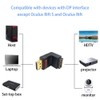Poyiccot DP to DP Adapter, 90 Degree Up Angle Displayport