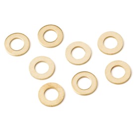 Fend Washer Flat Brass Hh 12Pk