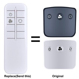 TCNOUMT Remote Control Replacement Compatible with Honeywell Floor Fan HYF260W HYF260WC HYF260B HYF290B Series HYF260WCV1 HYF260BV2