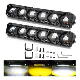 Par Faros De Lupa 6cuentas 3modos Para Auto, Moto W1