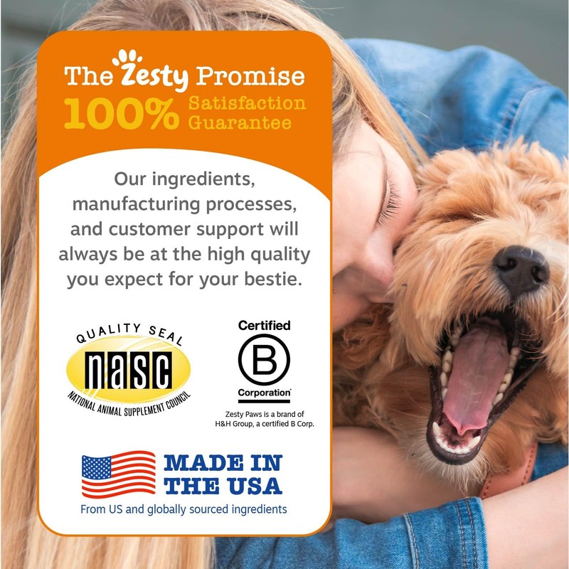 Zesty Paws Liver Support Supplement for Dogs - with Milk