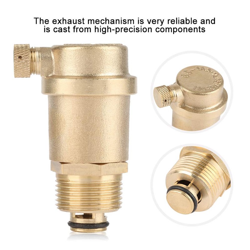 G3/4 Male Thread Air Release Valve, Air Bleeder Valve, Brass