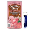 Country Time Pink Lemonade Powdered Drink Mix 1 Canister 82.5 oz w/ Keychain