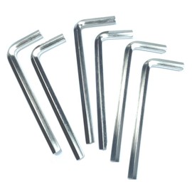ZDingTech 6pcs 5/16 Allen Wrench sets,5/16" Hex Key Wrench set,allen key Door Key L Shaped hex wrench set with Long Arm.
