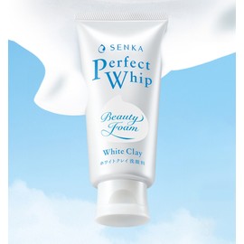 SENKA Perfect Whip White Clay Cleansing Foam, 120g, 2-Pack