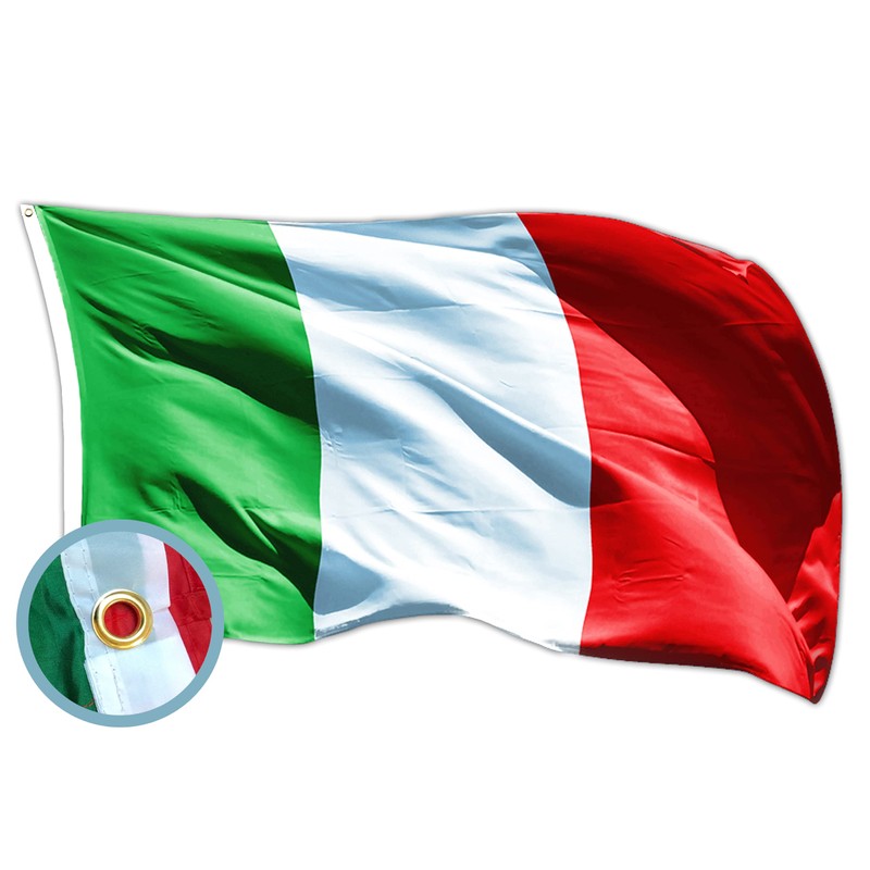 GUSTO - Pack of 2 Italian Flags | 90 x
