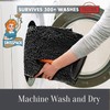 SWISSPACK 60X40/80x50 CMS Microfiber Bath Mat for Bathroom, Non-Slip Super