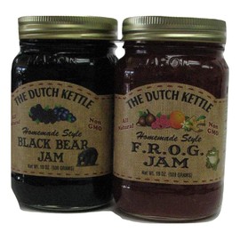 The Dutch Kettle Black Bear & FROG Jam 19 0z jars