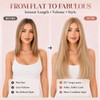 Blond Lace Front Wigs for Women 22Inch Synthetic Pre Plucked