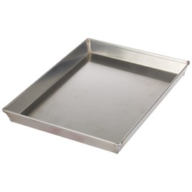 Ballarini 7044.30 Rectangular Tin, Flared Corners with Crude Aluminium Edge, 30 x 23 cm