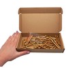 SKIR'CO (Pack of 40) Yellow Zinc Plated Wood Joining Screws