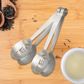 2 Pcs Tea Strainer Herba Tea Tongs Tea Bag Spoon Mini Sugar Clip Tea Bag Strainer Tea Bag Tongs for Loose Tea Loose Leaf Gripping Ice Cubes Tea Bags
