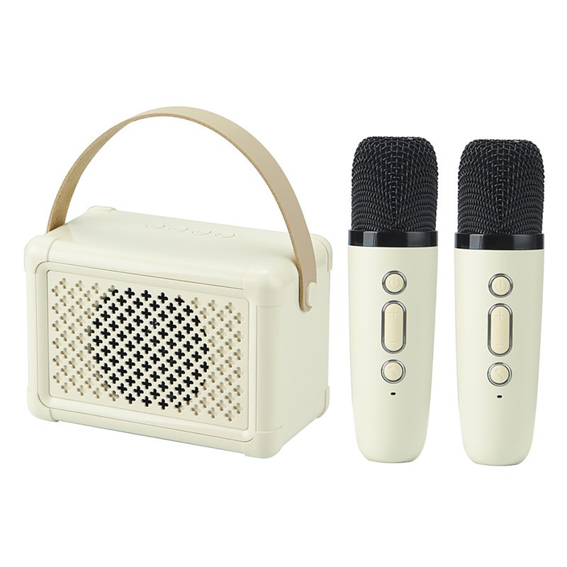 Karaoke Bluetooth Speaker Long Lasting Portable Multifunctional Wireless Microphone Miniature