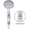 NOVA Handheld Shower Head with Extra Long 84” Hose, On/Off