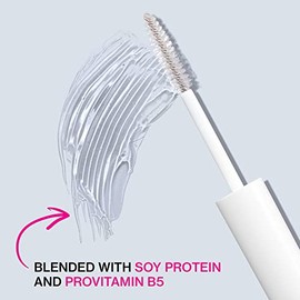 wet n wild Mega Clear Brow & Lash Mascara - Sculpts Brows, Defines Lashes, Conditioning with Soy Protein & ProVitamin B5, Primer & Top Coat, Cruelty-F