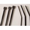 8" Black Nylon Cable Tie Width Self Locking Plastic Cable
