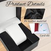 WisePoint Watch Box, PU Leather Watch Box, Single Watch Box