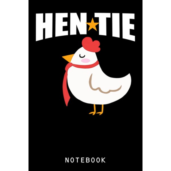 Hen With Tie Funny Japanese Hentie Notebook: Cute Anime Girl