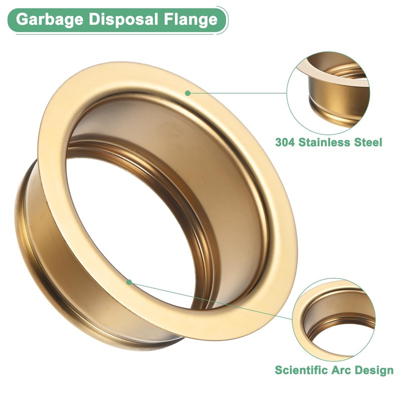 M METERXITY 1-Pack Garbage Disposal Sink Flange, Kitchen Sink Replacement