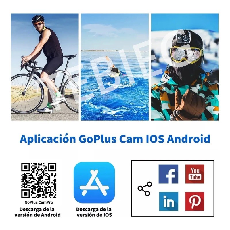 4k Ultra Wifi Diving Sports Camera Video Gopr Control