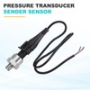 sourcing map Pressure Transducer Sender Sensor with Connector, 1/8" NPT