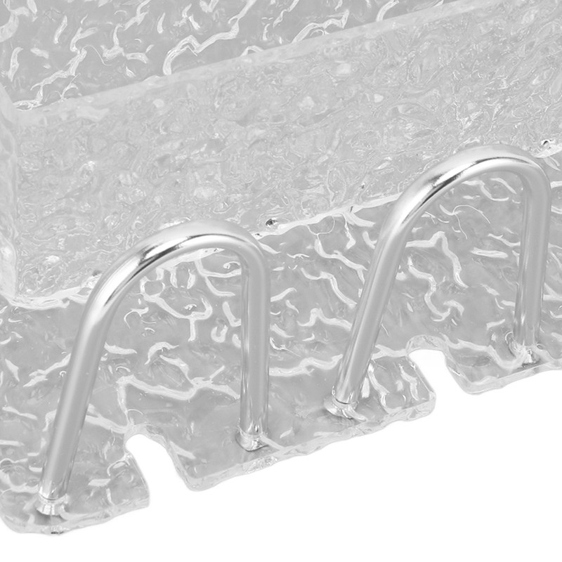Water Ripple Toothbrush Holder Acrylic Punch Free Wall Mount Toothbrush