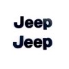 Mopar 2 PCS 2018-24 Jeep Wrangler JL Black "JEEP" Fender