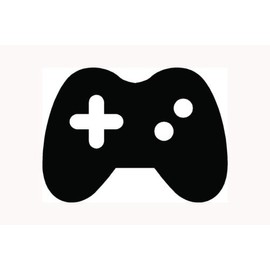 VIDEO GAME CONTROLLER Sticker Icon Car Window Vinyl Decal Joystick Console Pad - Die cut vinyl decal for windows, cars, trucks, tool boxes, laptops, MacBook - virtually any hard, smooth surface