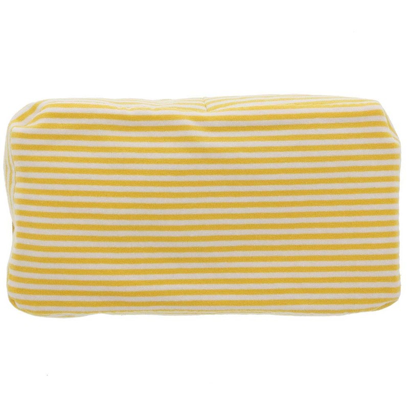Sun-Star Stationery Pen Case NEMUMI Pillow Pen Case Border Yellow
