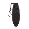 20 Inch Real Long Corn Wave Ponytail Clip in Hair