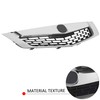 HECASA Front Grille Compatible with 2009 2010 ACURA TSX Silver