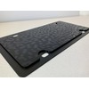 Eurosport Daytona- Black Leopard Print Carbon Steel License Plate