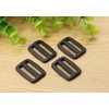 Shapenty Plastic Tri-glide Slides Button Fasteners Adjustable Webbing Triglides Slider