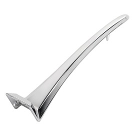 XMMT Chrome Headlight Housing Top Cowl Nacelle Trim Strip Spear For Harley Road King FLHR 1988-2013 2011 2012(do not fit road king custom)