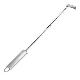 Ash Tool - Stainless Steel Grill Hoe Tool - Garden Tools Grill Cleaning Tools for Fireplace, Wood Stove