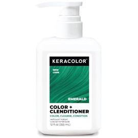 KeraColor COLOR + CONDITIONER CLENDITIONER EMERALD 12OZ