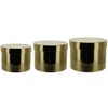 Round Sheen Lined Flower Hat Boxes Set of 3 Christmas