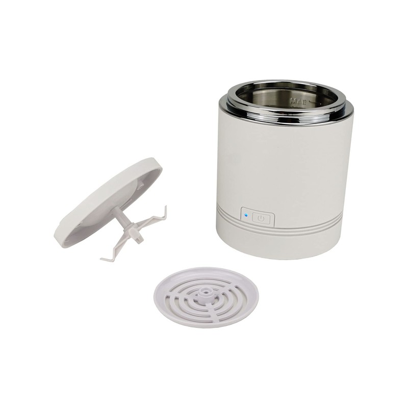 iSonic Compact Ultrasonic Jewelry Cleaner D1800, Pearl White