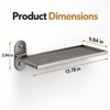Modern Nordic Foldable Wall Bathroom Shelf – Space-Saving Storage Rack