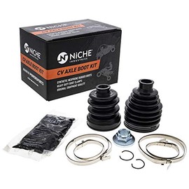 NICHE Front Rear CV Axle Boot Kit For Yamaha Grizzly 700 550 Kodiak 450 700 Replaces 28P-2510H-02-00 28P-2510H-01-00