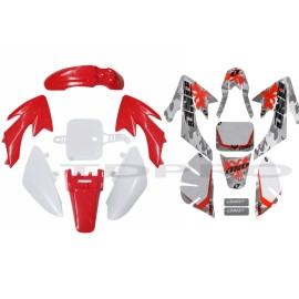 Unbranded Plastics Fender Graphics Kit For CRF50 XR50 Pit Bike SSR 110cc 125cc Baja DR49